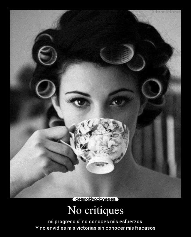 No critiques - 