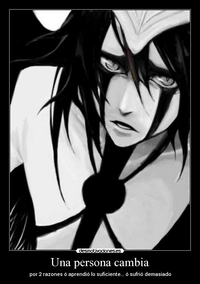 Una persona cambia -