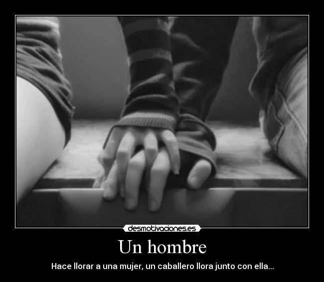 Un hombre -