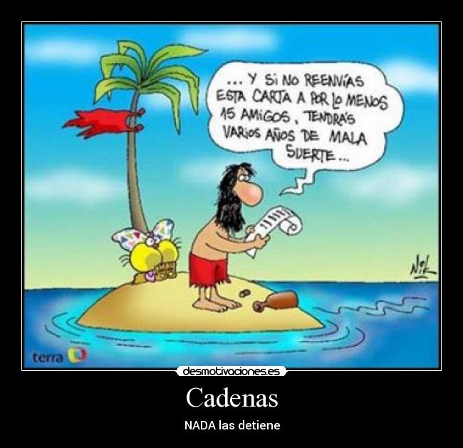 Cadenas - NADA las detiene