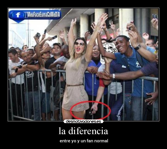 la diferencia -