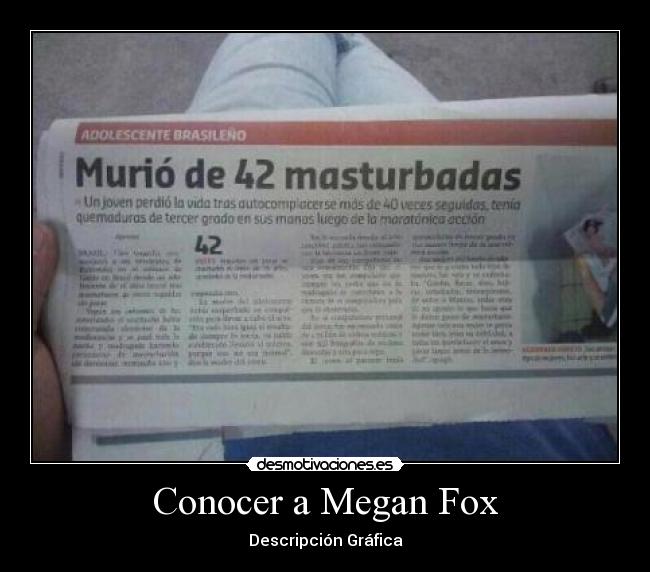 Conocer a Megan Fox -
