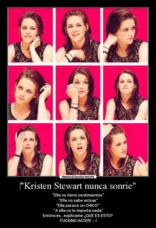 ‎Kristen Stewart nunca sonrie - 