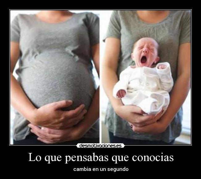 Lo que pensabas que conocias - cambia en un segundo