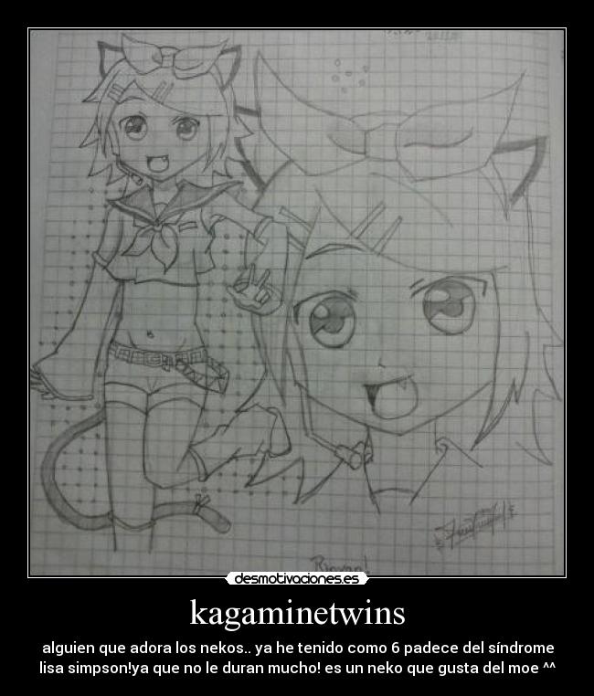 carteles kagamine vocaliod manga dibujo anime desmotivaciones
