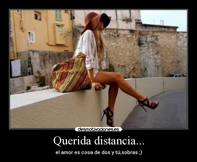 Querida distancia... -