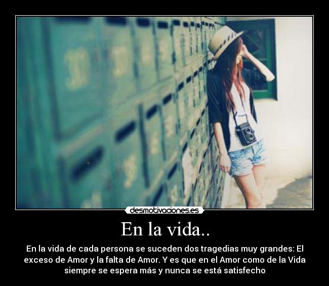 En la vida.. - 