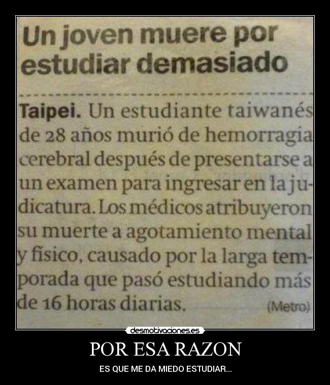 POR ESA RAZON -