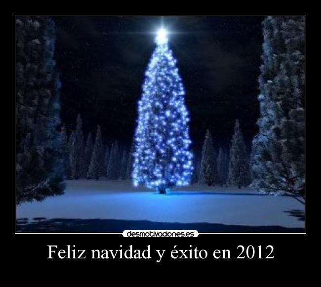 Feliz navidad y éxito en 2012 -