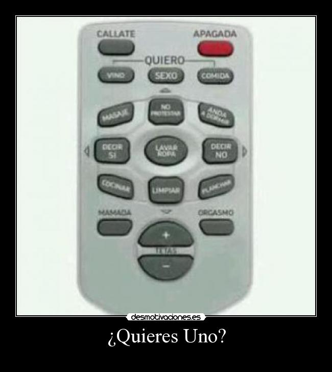 ¿Quieres Uno? -