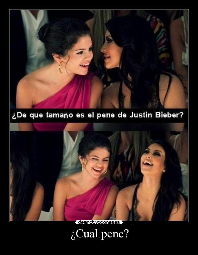 ¿Cual pene? -