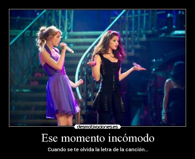 Ese momento incómodo -