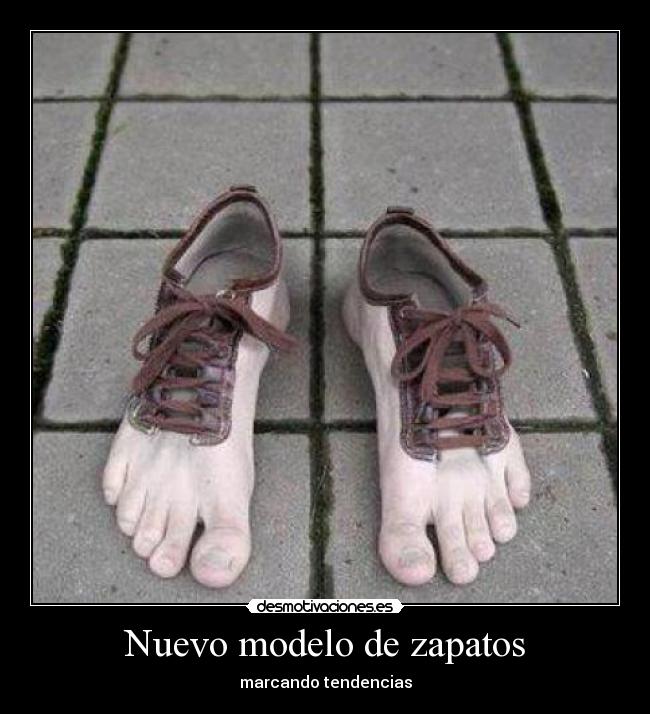 Nuevo modelo de zapatos - marcando tendencias
