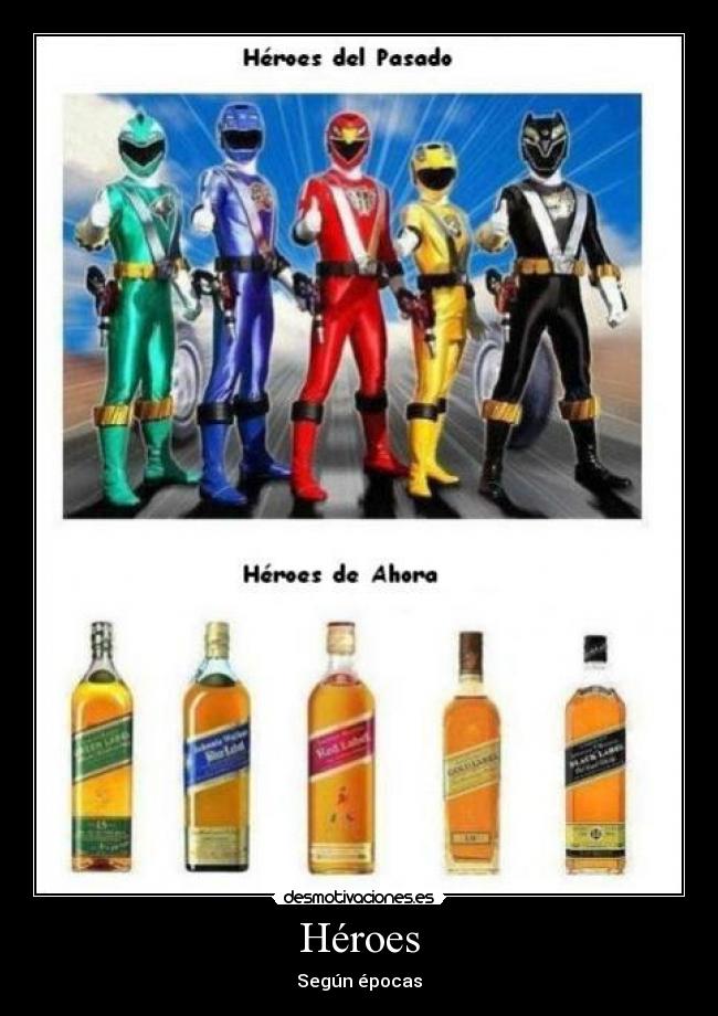 Héroes - Según épocas
