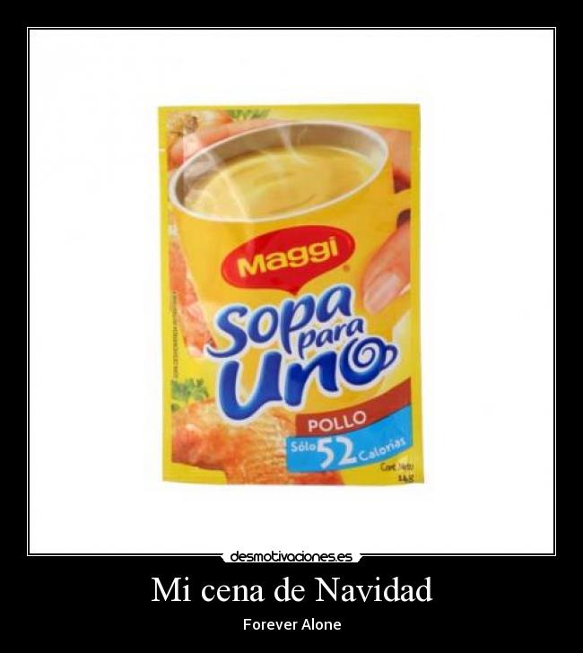 Mi cena de Navidad - Forever Alone