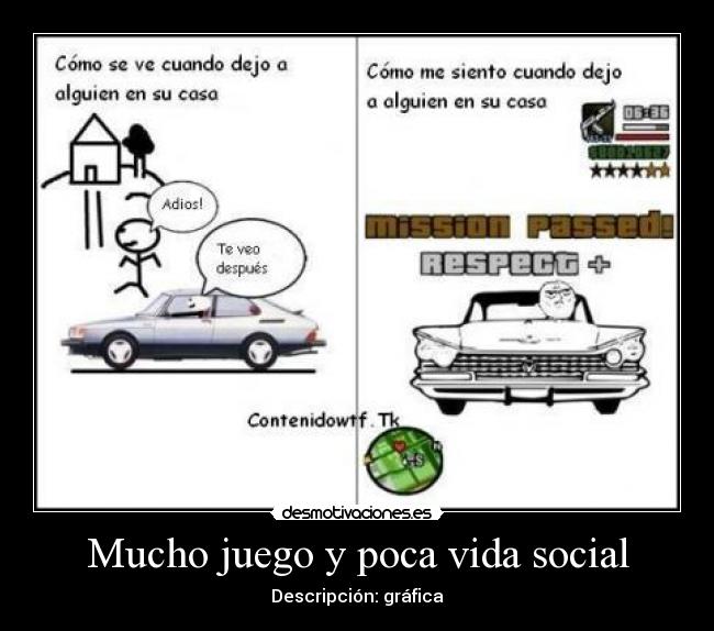Mucho juego y poca vida social - 