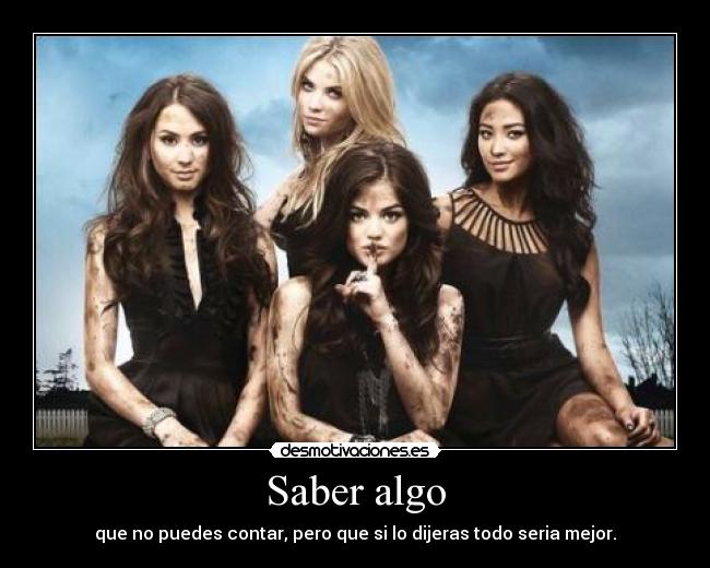 Saber algo -