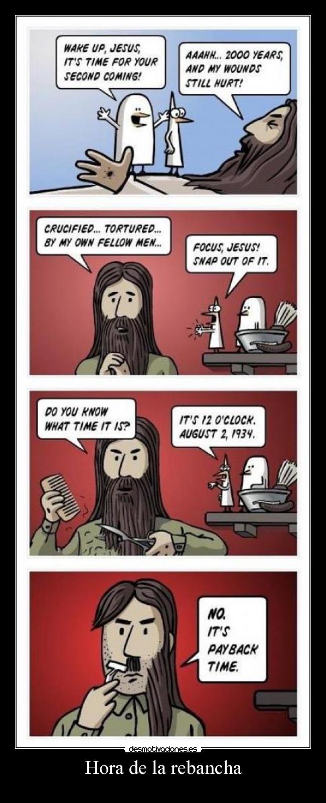 carteles its pay back time desmotivaciones