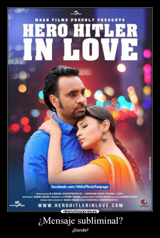 ¿Mensaje subliminal? -