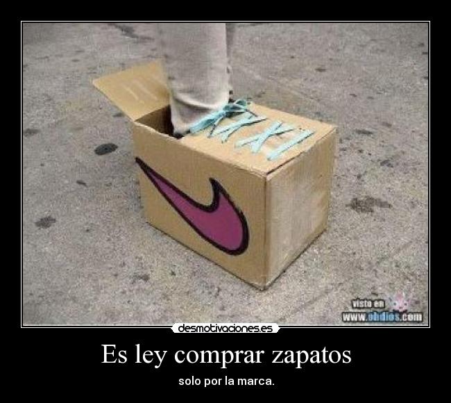 Es ley comprar zapatos -