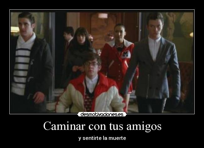 Caminar con tus amigos -