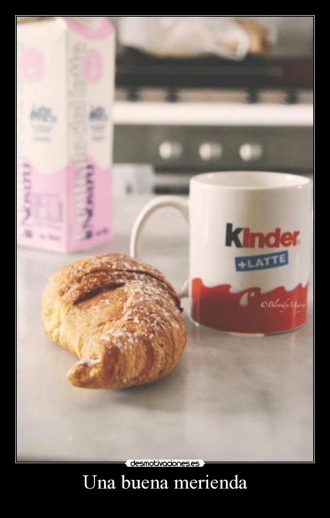 Una buena merienda -