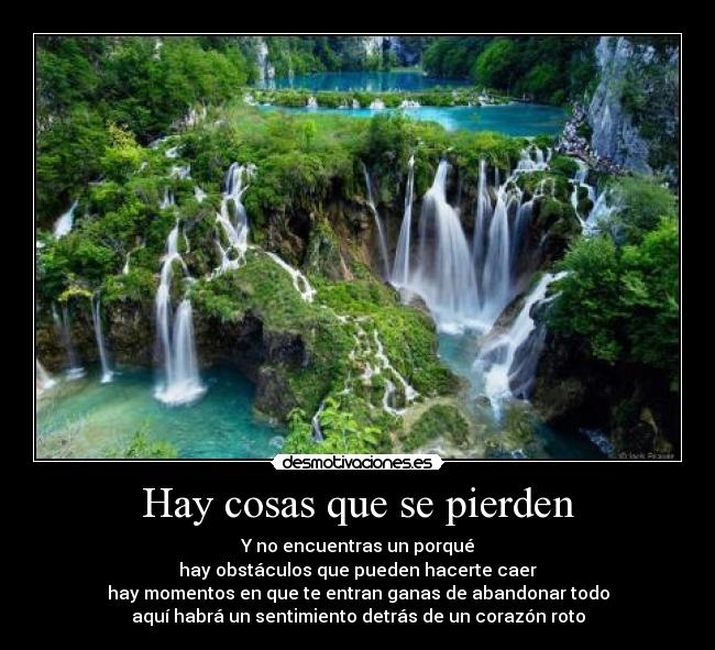 Hay cosas que se pierden - 