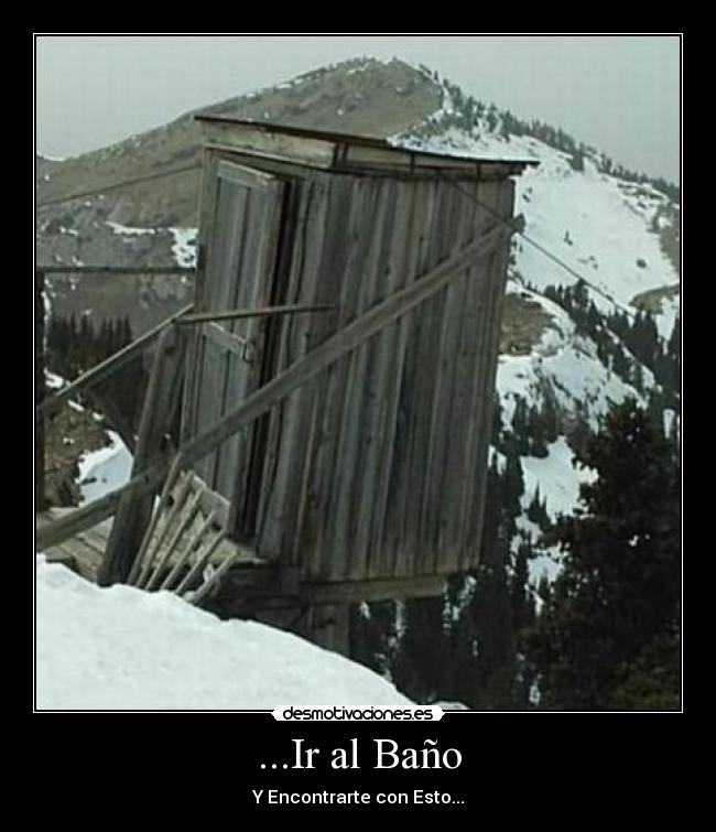 ...Ir al Baño - Y Encontrarte con Esto...