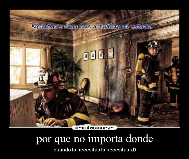 por que no importa donde - 