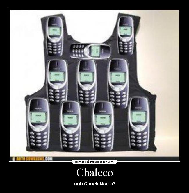 Chaleco - anti Chuck Norris?