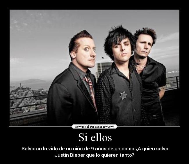 Si ellos - Salvaron la vida de un niño de 9 años de un coma ¿A quien salvo
Justin Bieber que lo quieren tanto?