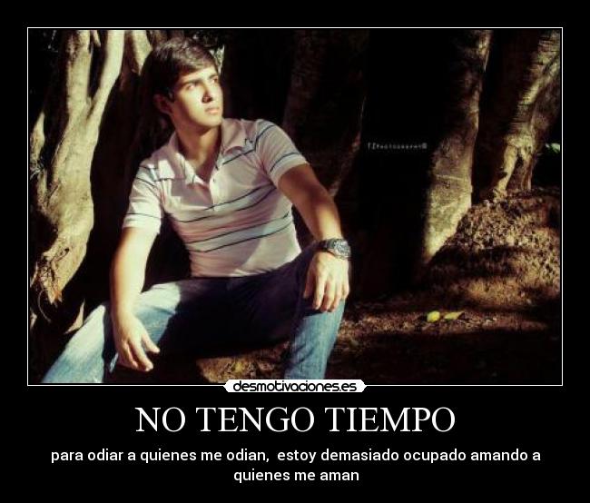 NO TENGO TIEMPO -