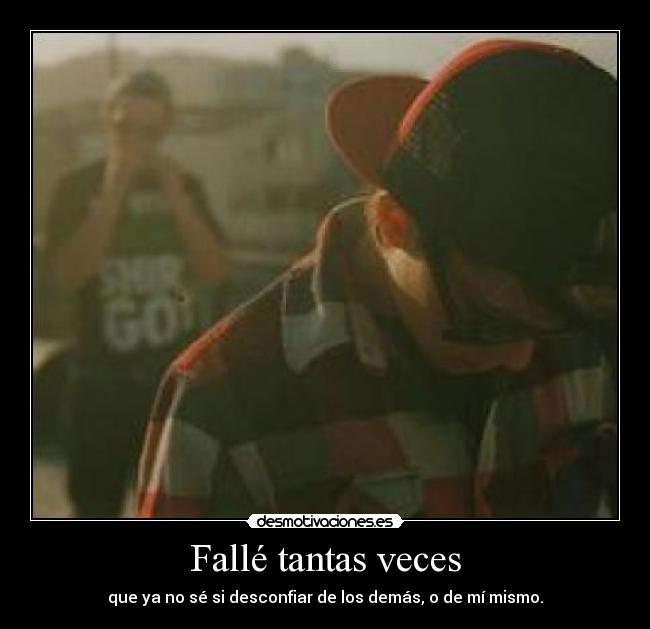 Fallé tantas veces - 