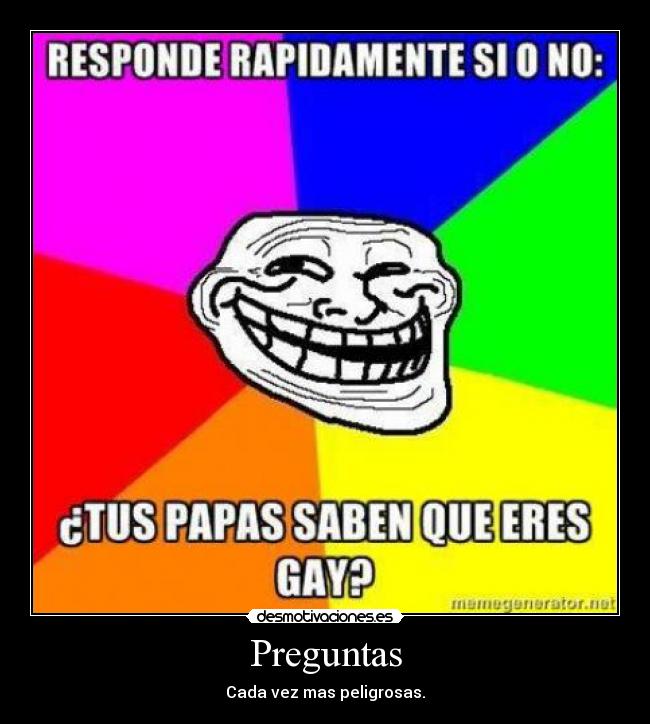 carteles troll preguntas padres desmotivaciones