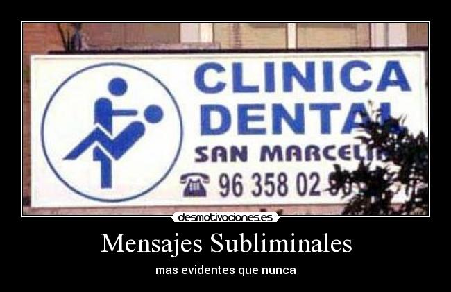 Mensajes Subliminales - mas evidentes que nunca