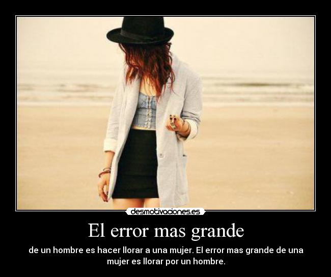 El error mas grande - 