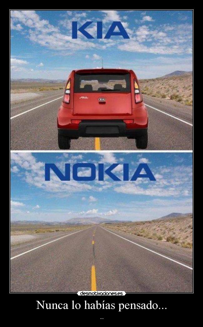 Nunca lo habías pensado... - ...