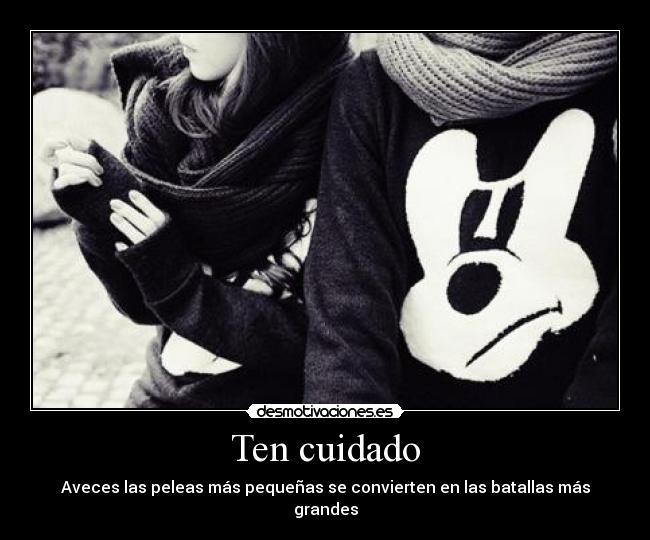 carteles cuidado desmotivaciones