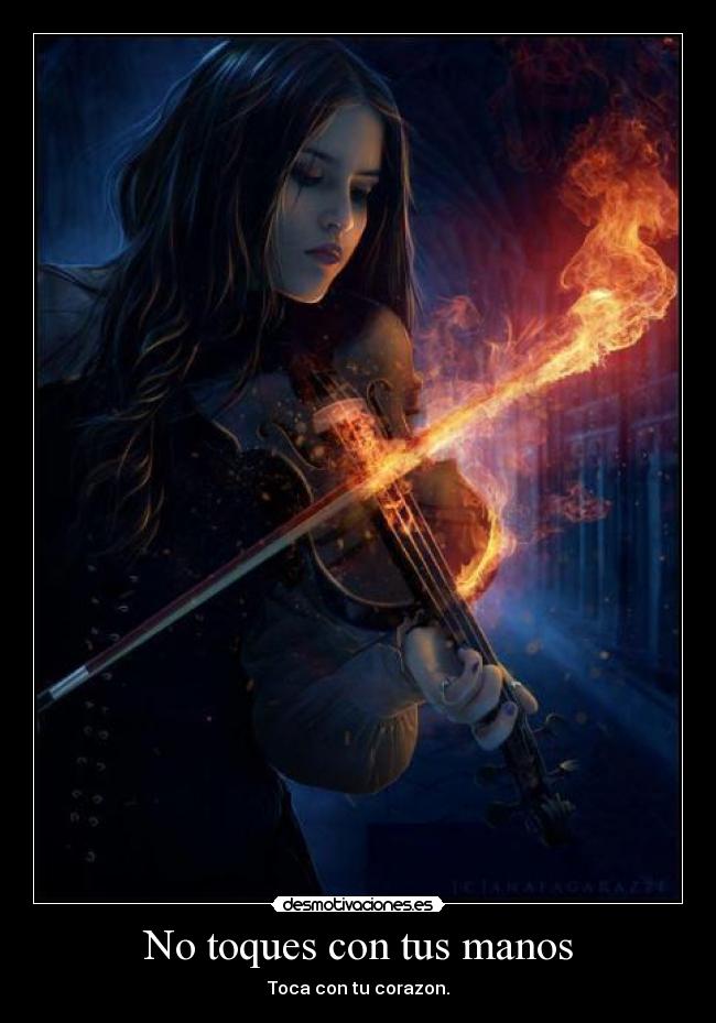 No toques con tus manos -