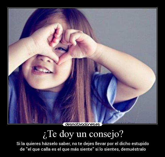 ¿Te doy un consejo? - 