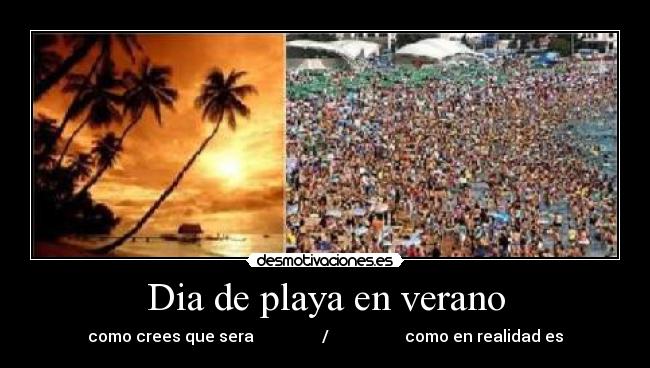 Dia de playa en verano - 