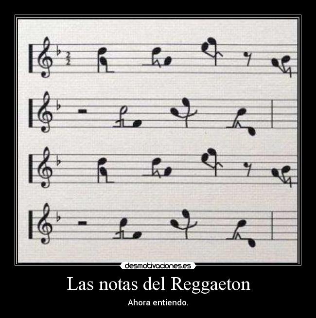 Las notas del Reggaeton - 