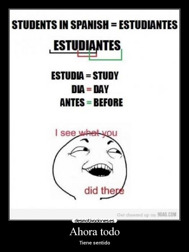 Ahora todo - Tiene sentido