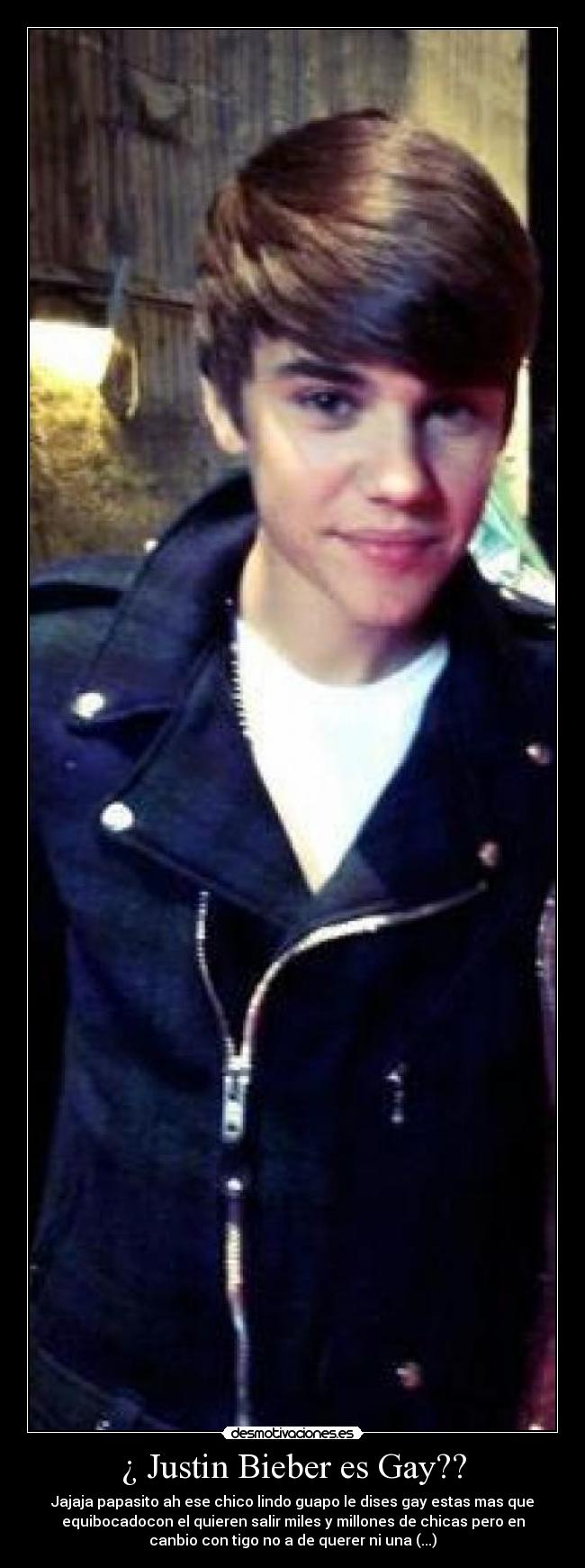 ¿ Justin Bieber es Gay?? -