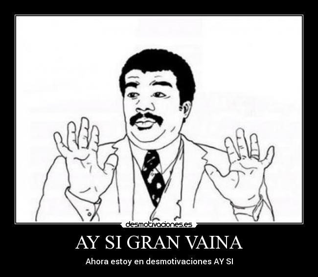 AY SI GRAN VAINA -