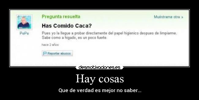Hay cosas - 
