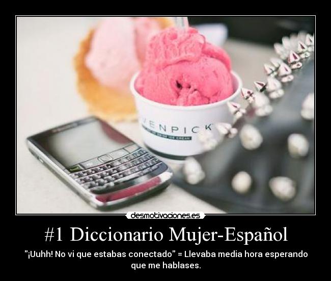 carteles diccionario mujer espanol desmotivaciones