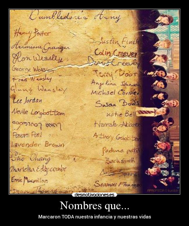 Nombres que... -