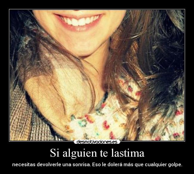 Si alguien te lastima -