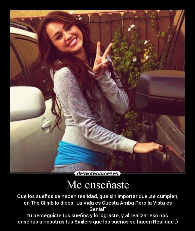 Me enseñaste -